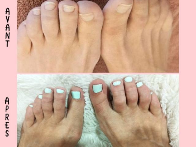 Pédicure russe + vernis semi permanent
